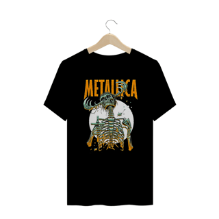 Nome do produto Camiseta Plus Size Until It Sleeps | Estampa Banda Metallica | Rock
