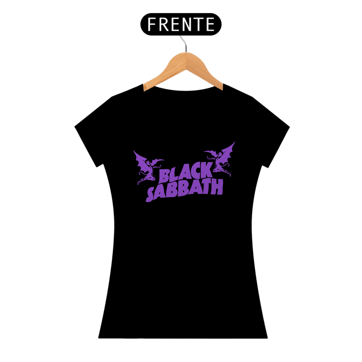Nome do produto: Camiseta Feminina Black Sabbath | Estampa Banda ROCK