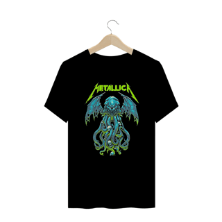 Nome do produto Camiseta Plus Size The Call of Ktulu | Estampa Banda Metallica | Rock