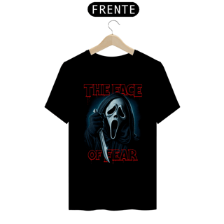 Nome do produto Camiseta Pânico - A Face do Medo Estampa Filme Terror
