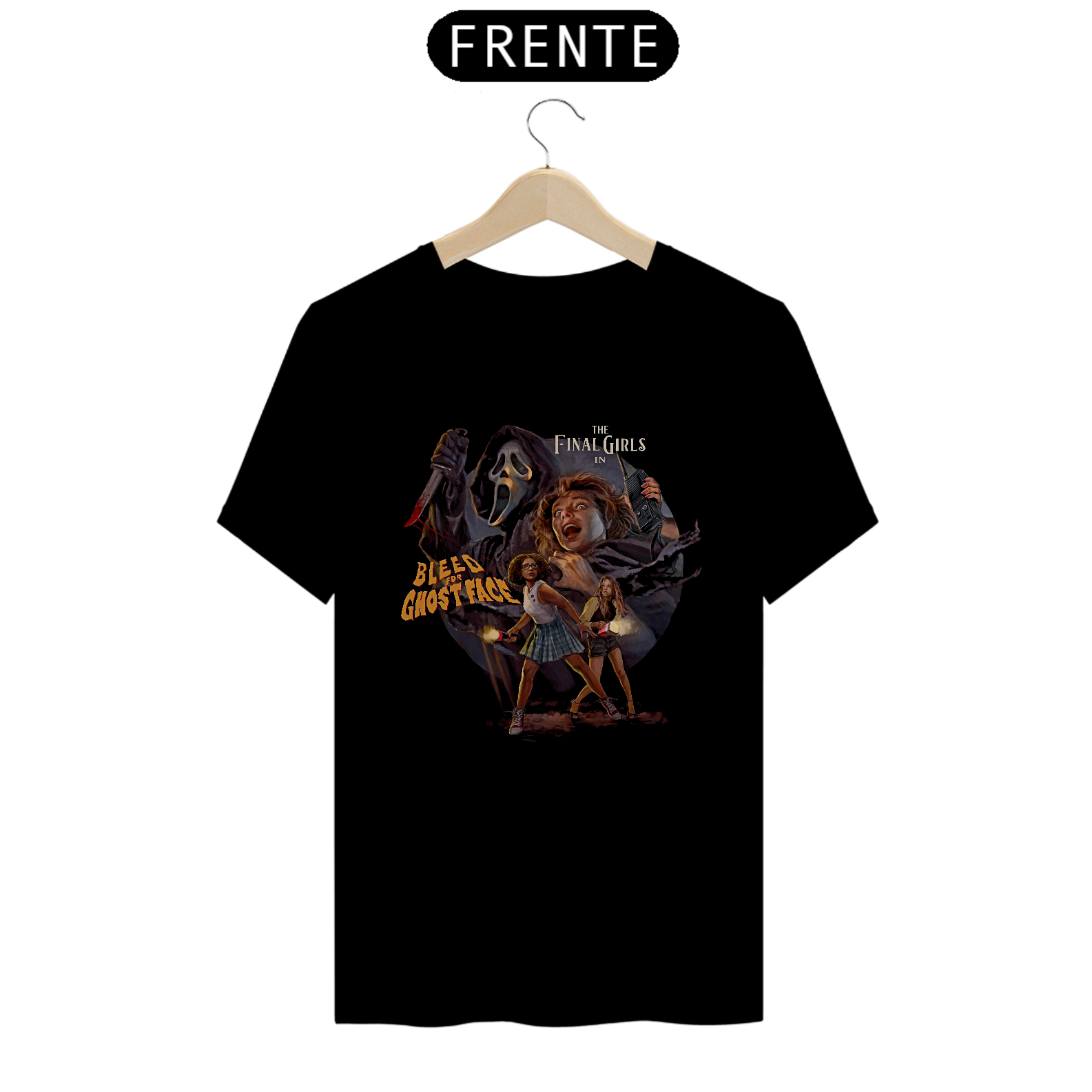 Camiseta Final Girls Vs Ghostface | Estampa Pânico Filme Terror