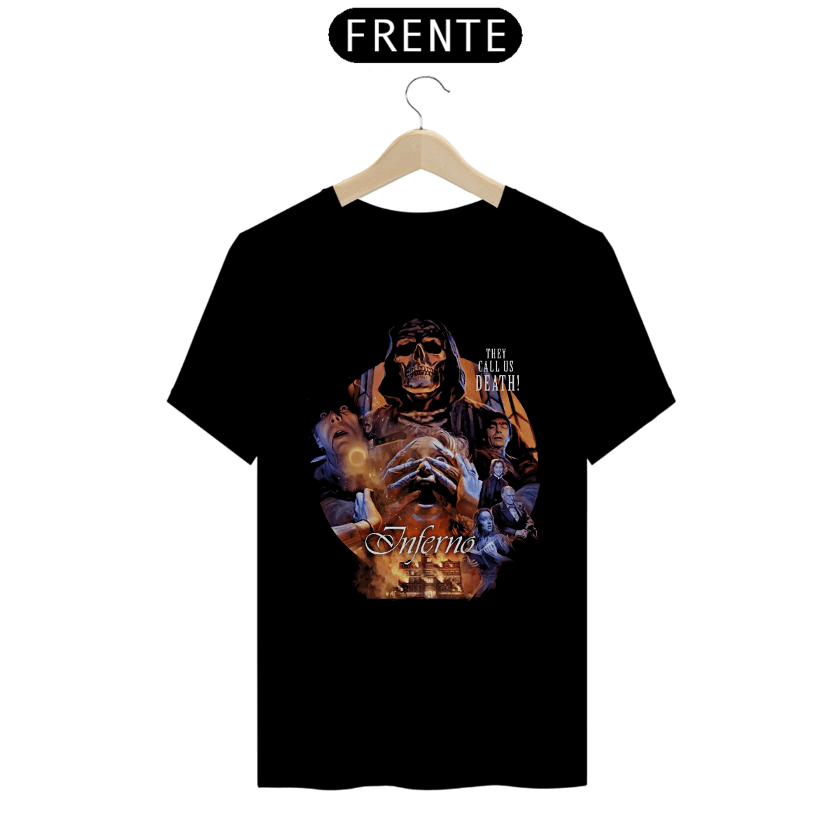 Nome do produto: Camiseta A Mansão do Inferno Estampa Filme Terror