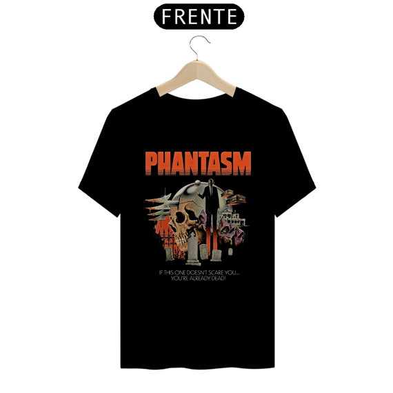 Camiseta Fantasma Entre Túmulos e Pesadelos Estampa Filme Terror