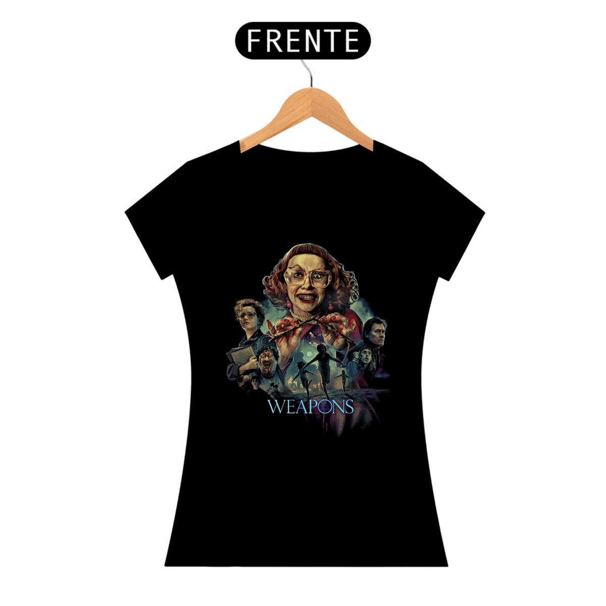Nome do produto: Camiseta Feminina A Hora do Mal Estampa Filme Terror