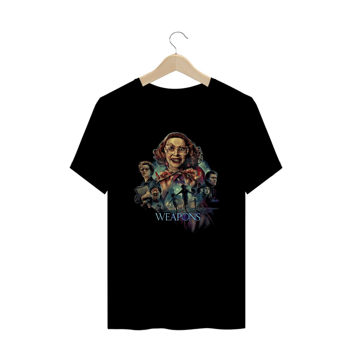 Nome do produto: Camiseta Plus Size A Hora do Mal Estampa Filme Terror