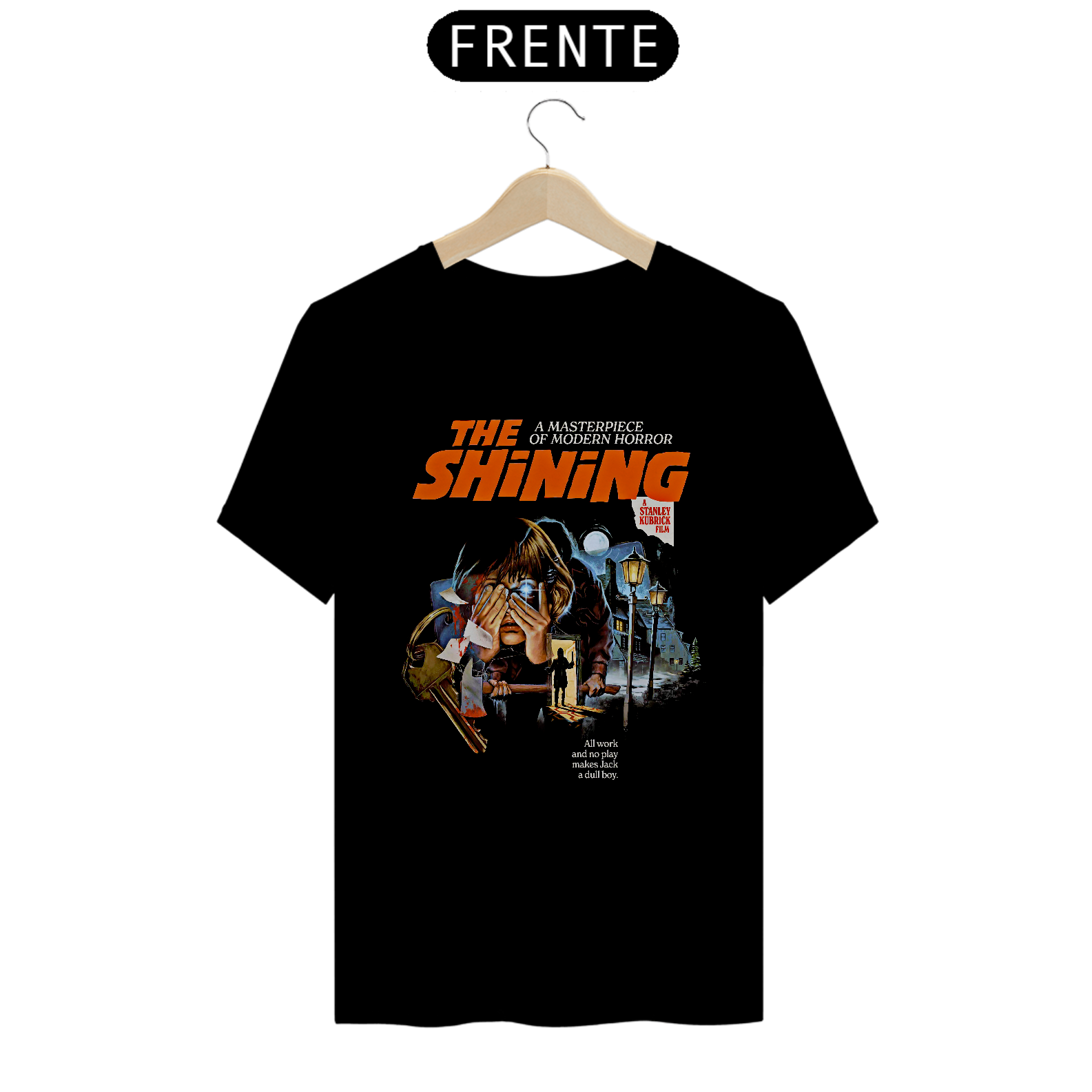 Camiseta O Iluminado - As Chaves do Medo Estampa Filme Terror