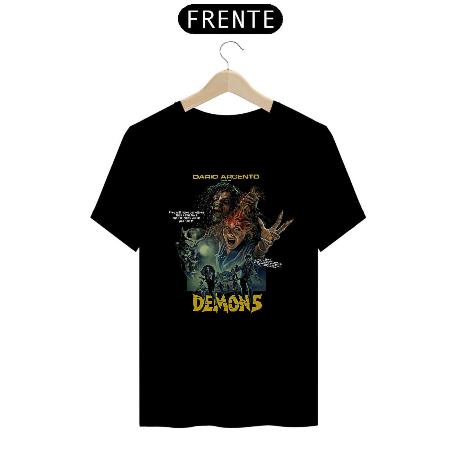 Camiseta Demons – Filhos das Trevas Eternas Estampa Filme Terror