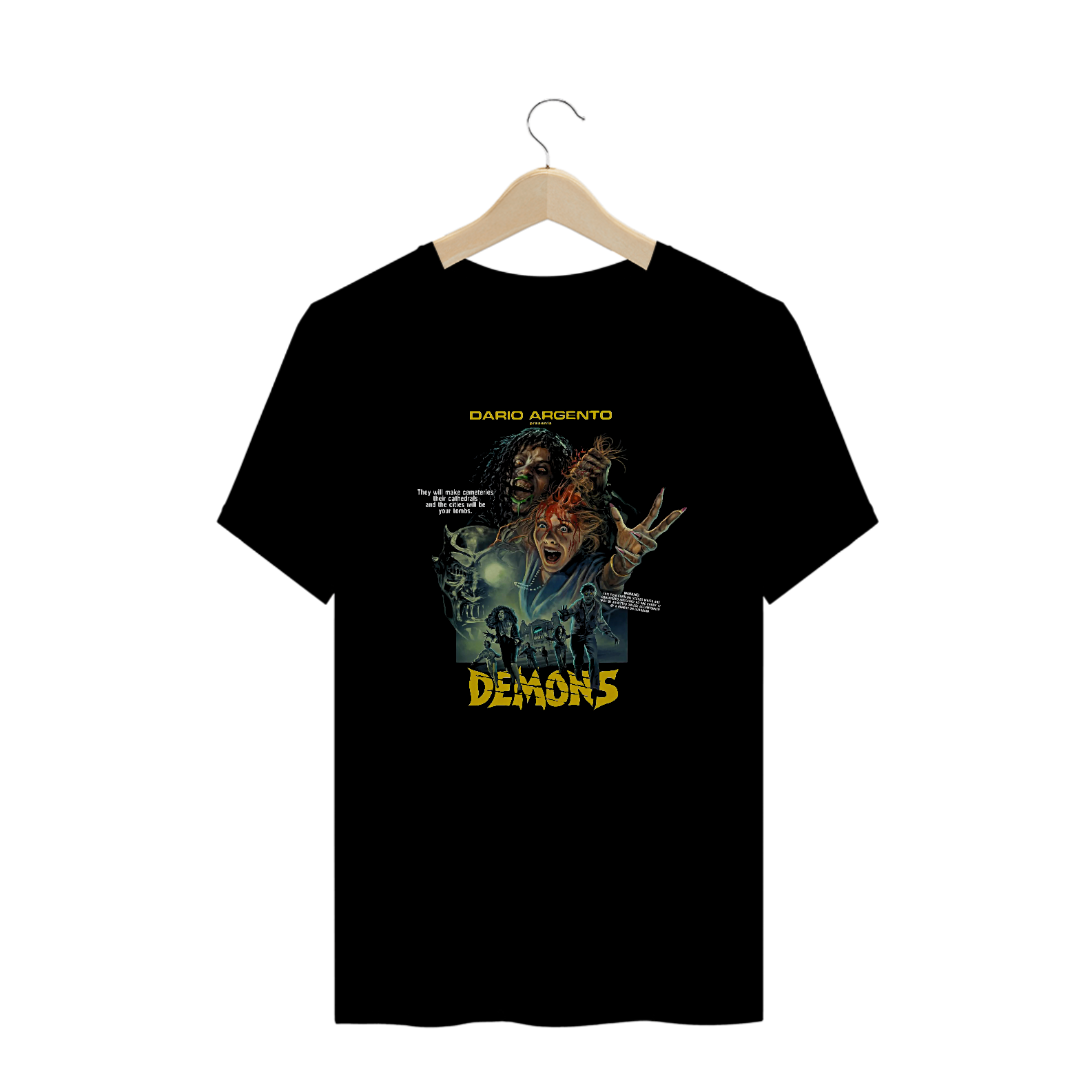 Camiseta Plus Size Demons – Filhos das Trevas Eternas Estampa Filme Terror