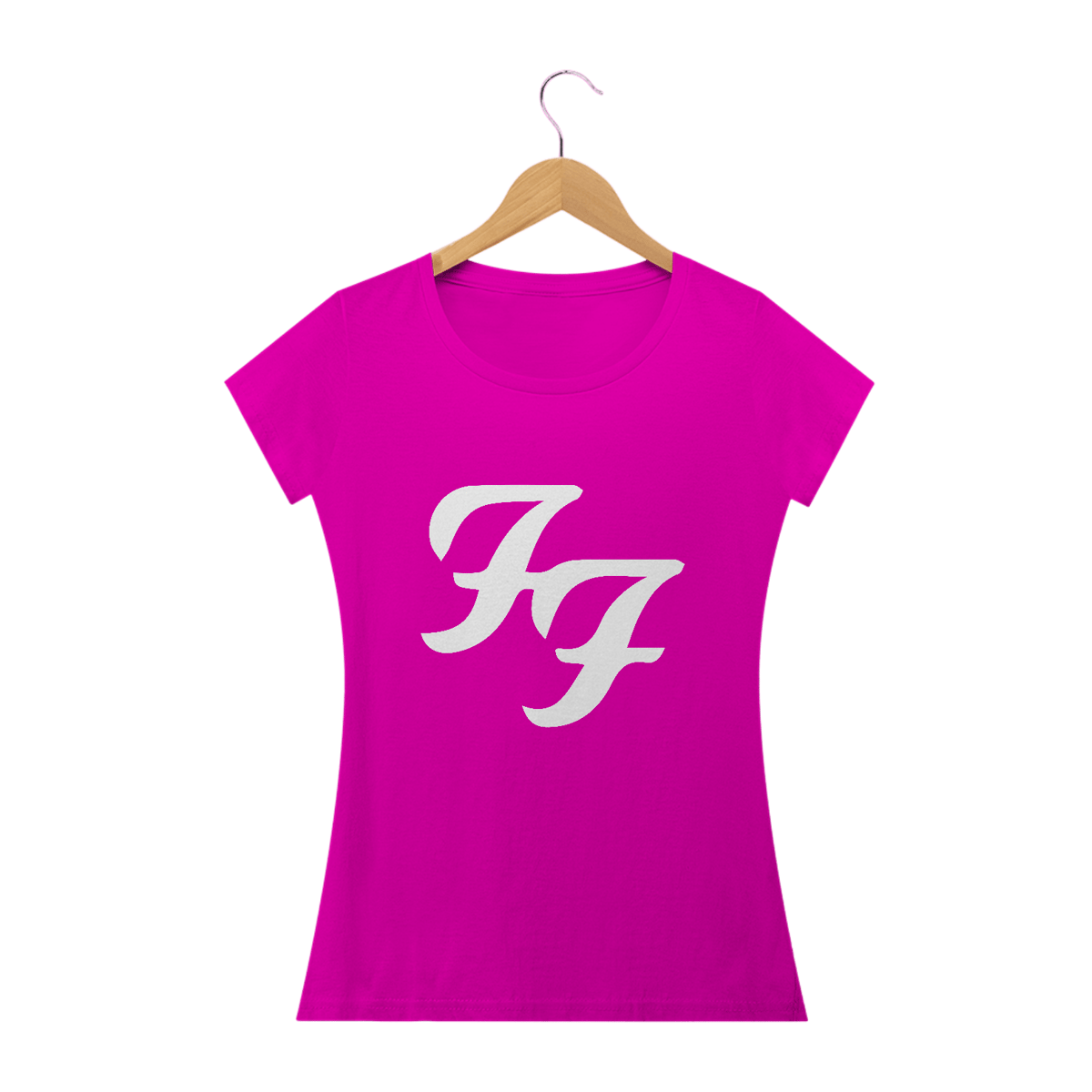Nome do produto: Camiseta Feminina Foo Fighters Estampa ROCK