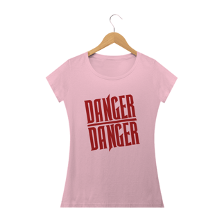 Nome do produto Camiseta Feminina Danger Danger Estampa ROCK