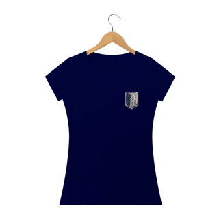 Nome do produto Camiseta Baby Long - Divisão de Reconhecimento Aot