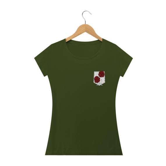 Camiseta Baby Long - Tropa Estacionária Aot