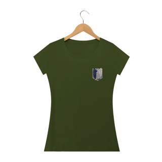 Nome do produto Camiseta Baby Long - Divisão de Reconhecimento Aot