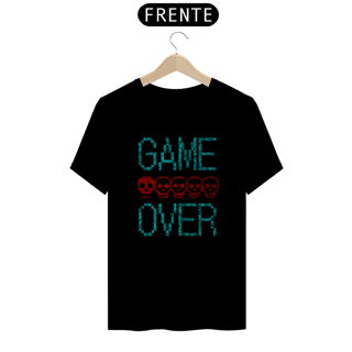 Nome do produto camiseta Game Over