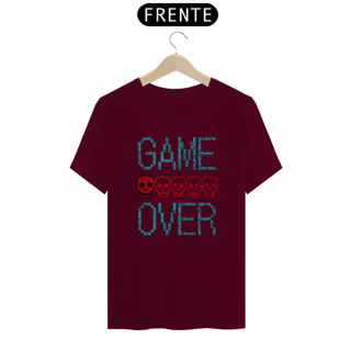 Nome do produto camiseta Game Over