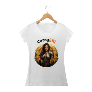 Nome do produto CoragEM -- Baby Look V2 Feminina Branca