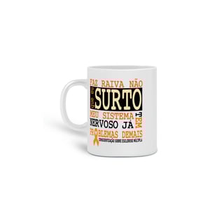 Nome do produto Faz raiva não que eu surto -- Caneca Simples