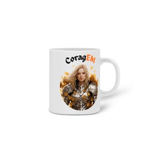 Nome do produto CoragEM -- Caneca Simples