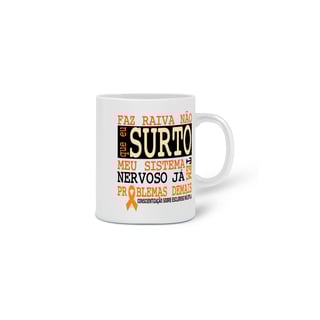 Nome do produto Faz raiva não que eu surto -- Caneca Simples