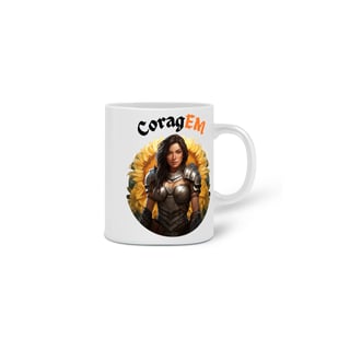 Nome do produto Coragem -- V2 Caneca Simples