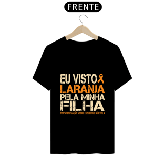 Nome do produto Eu visto laranja pela minha filha -- Premium Unissex Preta