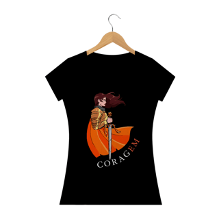 Nome do produto CoragEM -- Baby Look V4 Preta