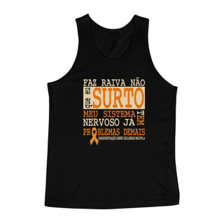 Nome do produto Faz raiva não que eu surto -- EM Regata Preta