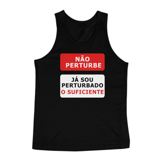 Nome do produto Não perturbe -- Regata Preta 