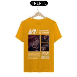 Nome do produto Camiseta - Vi A Defensora de Piltover