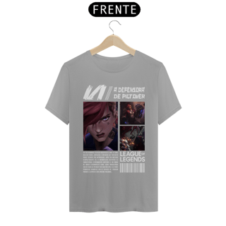 Nome do produto Camiseta - Vi A Defensora de Piltover