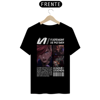 Nome do produto Camiseta - Vi A Defensora de Piltover