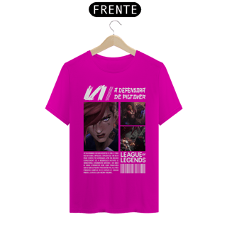 Nome do produto Camiseta - Vi A Defensora de Piltover