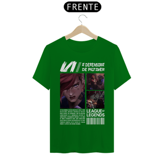 Nome do produto Camiseta - Vi A Defensora de Piltover