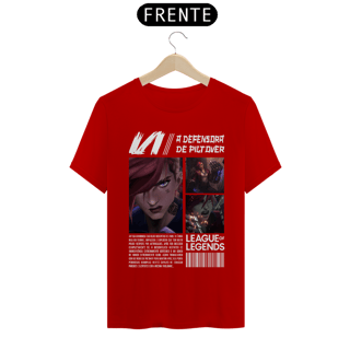 Nome do produto Camiseta - Vi A Defensora de Piltover