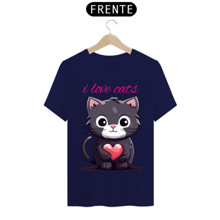 Nome do produtoCamiseta i love cats