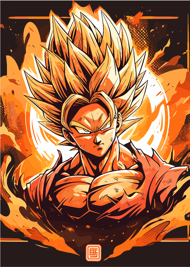 Nome do produto: Pôster 4K Goku