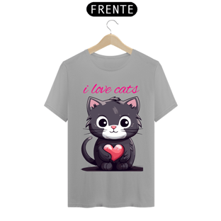 Nome do produtoCamiseta i love cats