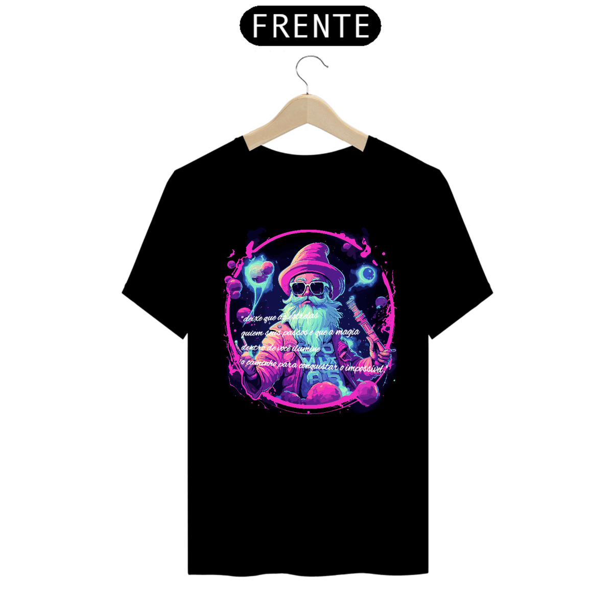 Nome do produto: Camiseta O MAGO IMPLACAVEL Casa Do Nerd