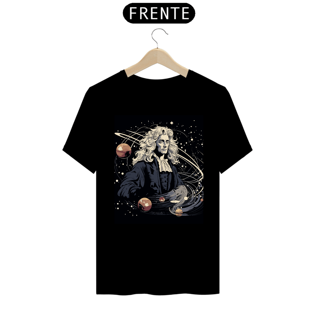 Nome do produto: Camiseta Isaac Newton