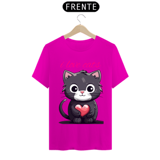 Nome do produtoCamiseta i love cats