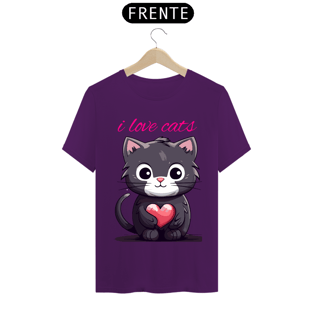 Nome do produtoCamiseta i love cats