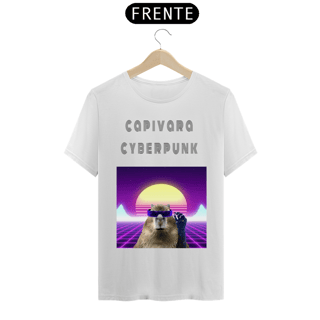 Nome do produto camiseta capivara Cyberpunk