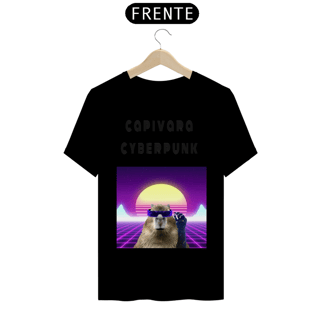 Nome do produto camiseta capivara Cyberpunk