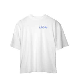 Nome do produto Camiseta Oversized - Retro blue