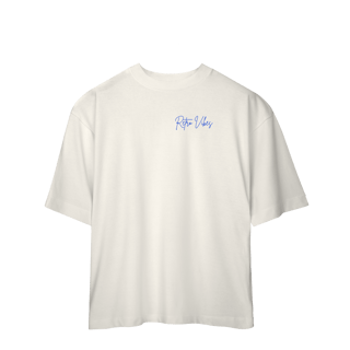 Nome do produto Camiseta Oversized - Retro blue
