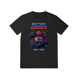 Nome do produto T-Shirt Quality - Retro gamer