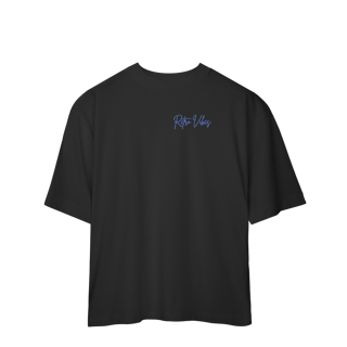 Nome do produto Camiseta Oversized - Retro blue