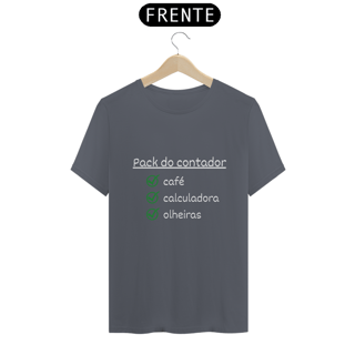 Nome do produto Camiseta - Pack do contador