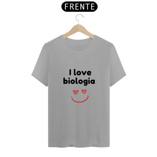 Nome do produto Camiseta - I love biologia