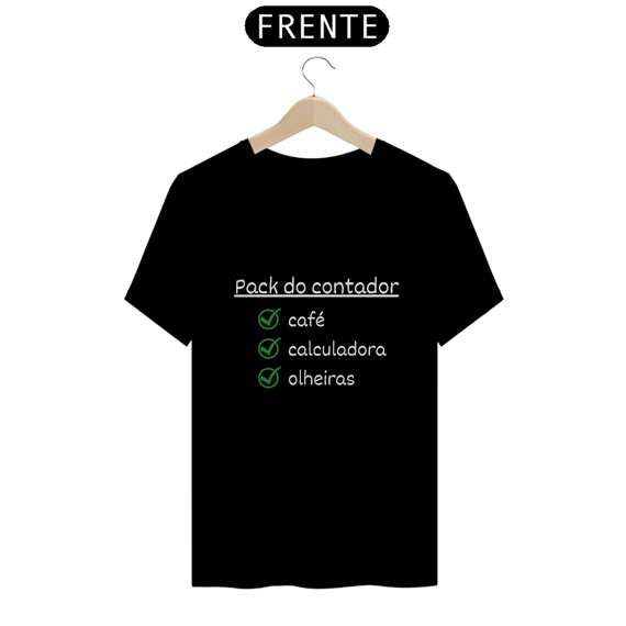 Camiseta - Pack do contador